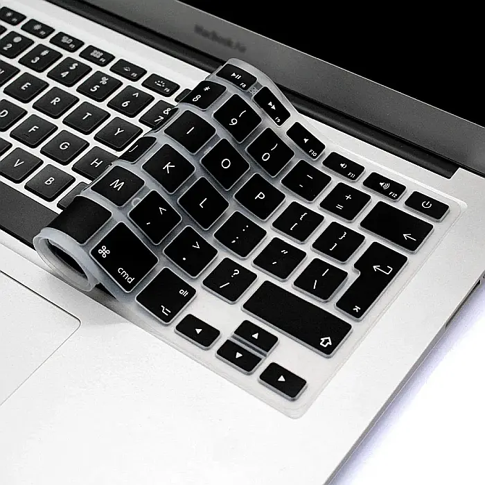 Folie de protectie pentru tastatura MacBook A1502, A1398, A1425, A1466, A1369, A1278, A1286, A1297, Negru, Layout UK [3]