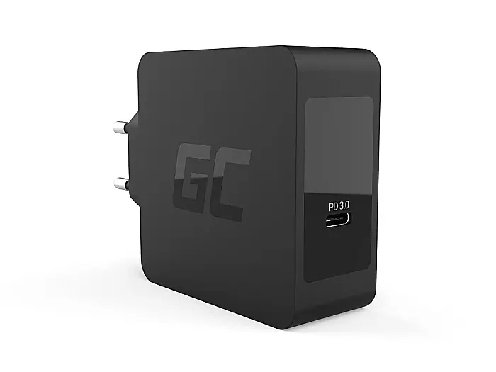 Incarcator + Cablu Type-C 60W pentru laptop Apple MacBook Pro, Asus ZenBook, HP Spectre, Lenovo ThinkPad, Green Cell Charger [1]