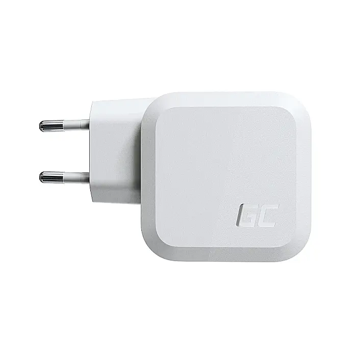 Charger, incarcator retea 240V, Green Cell, 65W GaN GC PowerGan, Fast Charging, Porturi: USB, 2x Type-C [3]