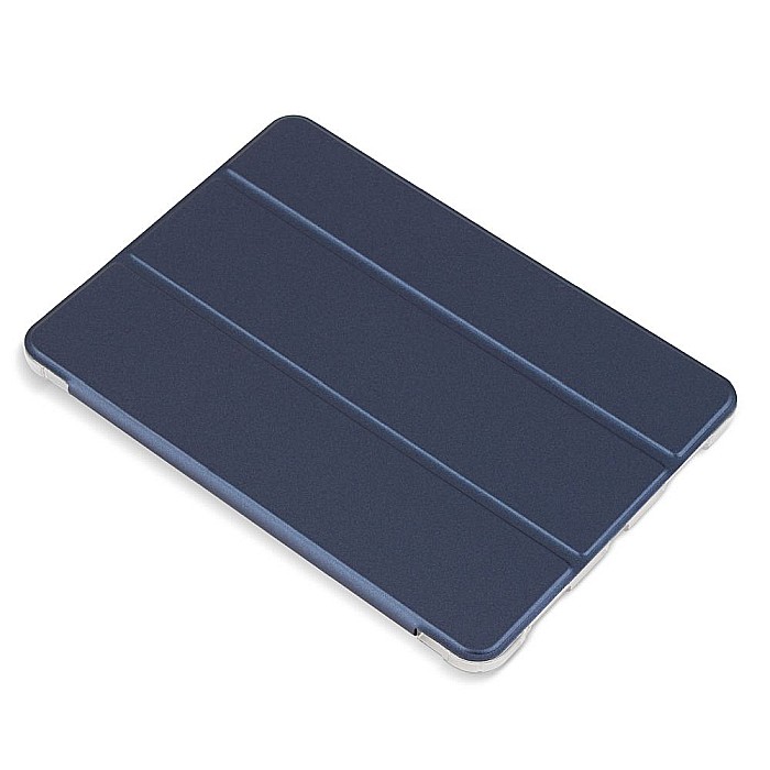 Husa protectie flip cu bumper Anti-fall pentru iPad 10.2 inch 7 / 8, Navy Blue [5]