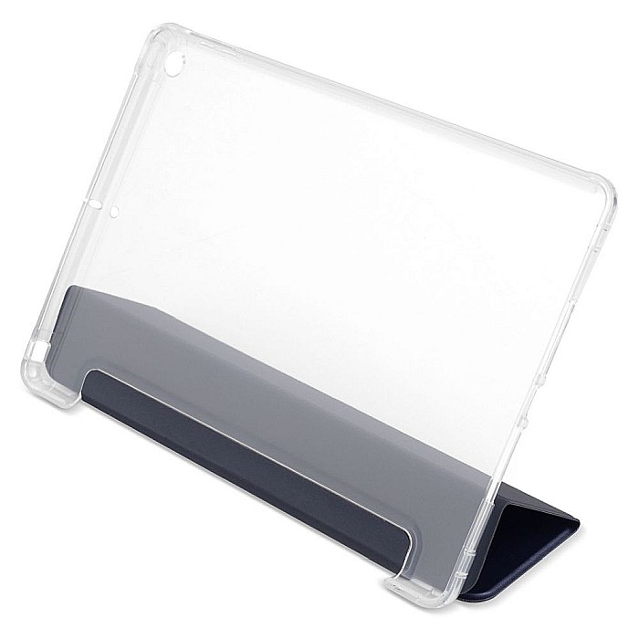 Husa protectie flip cu bumper Anti-fall pentru iPad 10.2 inch 7 / 8, Navy Blue [8]
