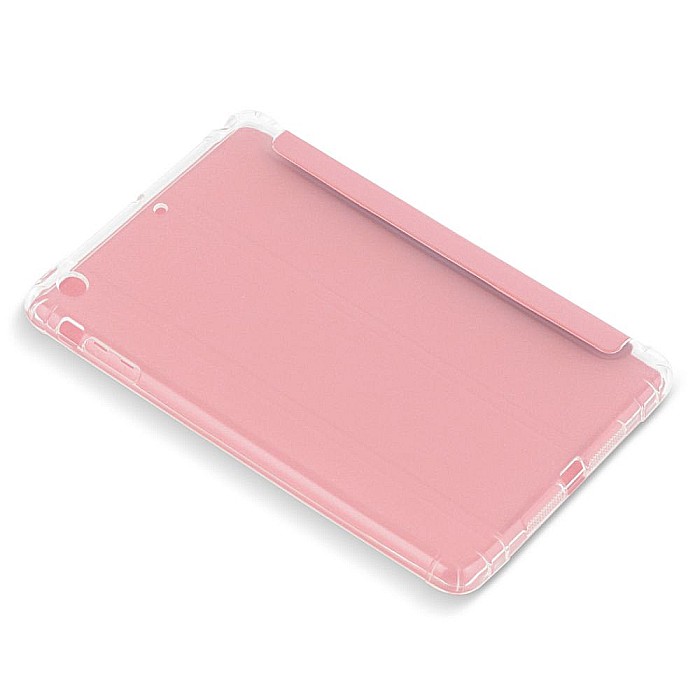 Husa Magnetica cu spate transparent, colturi intarite pentru iPad Mini 1, 2, 3 7.9 Inch - Roz [5]