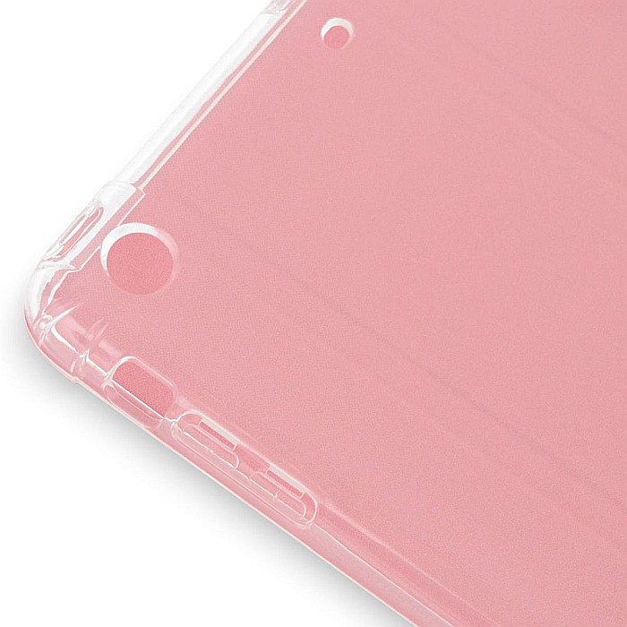 Husa Magnetica cu spate transparent, colturi intarite pentru iPad Mini 1, 2, 3 7.9 Inch - Roz [8]