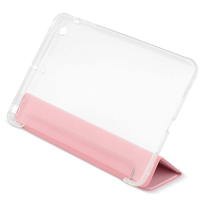 Husa Magnetica cu spate transparent, colturi intarite pentru iPad Mini 1, 2, 3 7.9 Inch - Roz [7]
