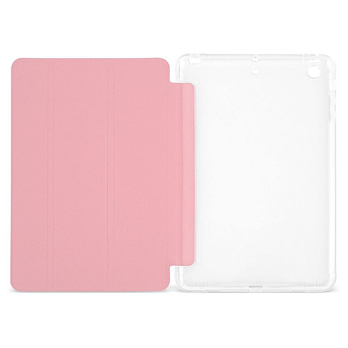 Husa Magnetica cu spate transparent, colturi intarite pentru iPad Mini 1, 2, 3 7.9 Inch - Roz [3]