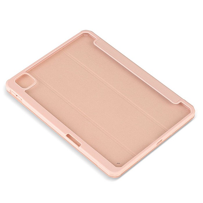Husa Magnetica cu spate acrilic, colturi intarite si suport Stylus pentru iPad M1 Pro 11 2021 - Roz [5]
