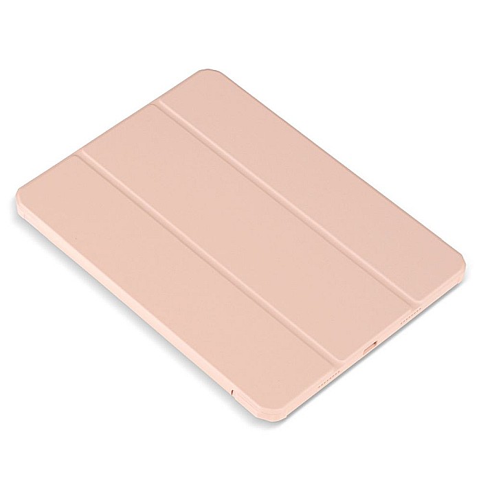 Husa Magnetica cu spate acrilic, colturi intarite si suport Stylus pentru iPad M1 Pro 11 2021 - Roz [4]