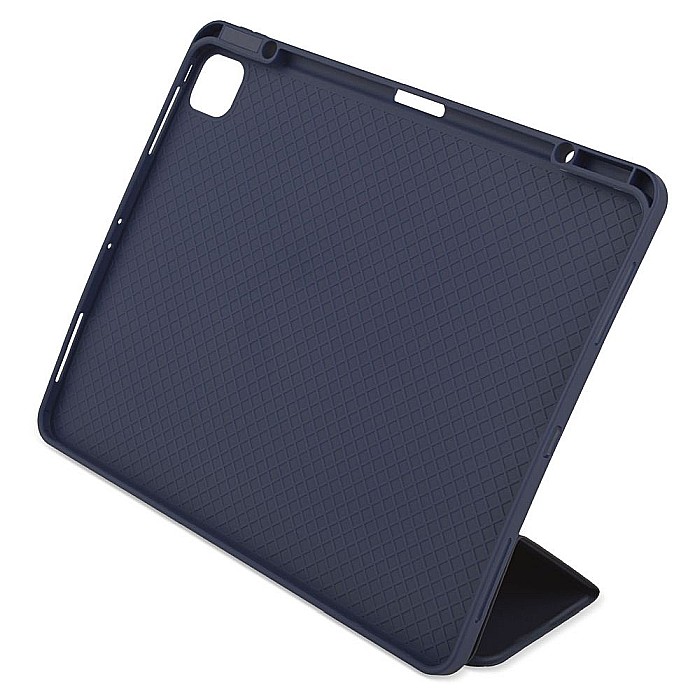 Husa Flip Magnetica cu suport Stylus Pen pentru iPad Pro 12,9 Inch 2020 Albastru [8]