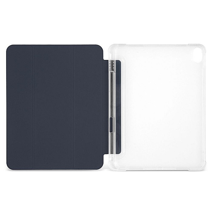 Husa Flip Magnetica cu suport Stylus Pen pentru iPad Air 4 10.9 Inch - Navy Blue [3]