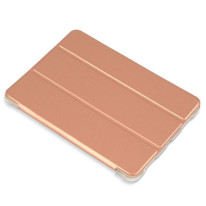 Husa Magnetica cu spate transparent, colturi intarite pentru iPad Pro 11 Inch 2018, 2020 - Rose Gold [4]