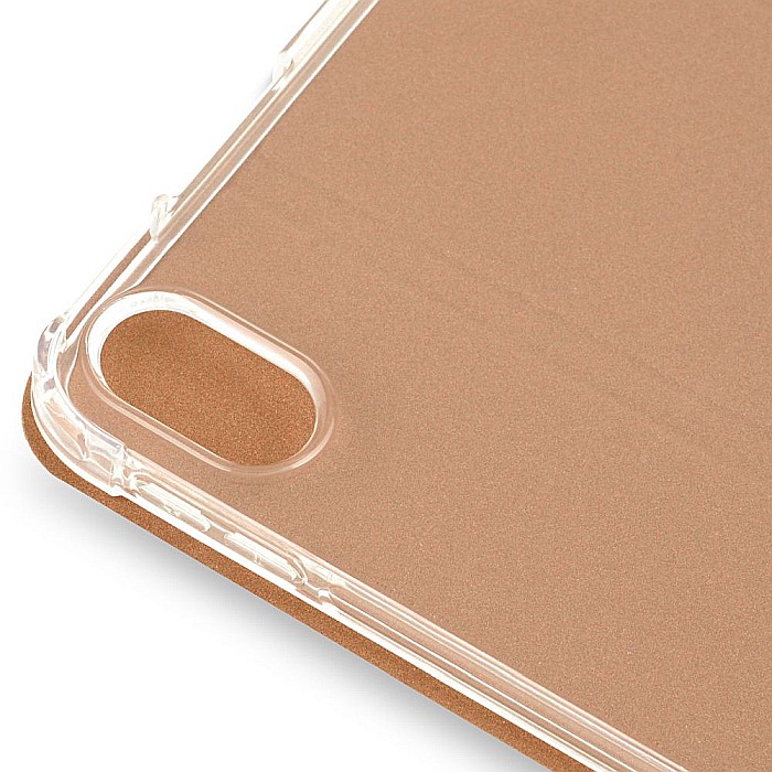 Husa Magnetica cu spate transparent, colturi intarite pentru iPad Air 4 10.9 Inch - Rose Gold [8]