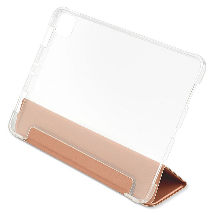 Husa Magnetica cu spate transparent, colturi intarite pentru iPad Pro 11 Inch 2018, 2020 - Rose Gold [7]