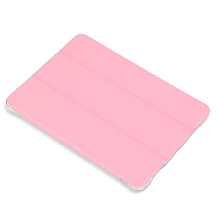 Husa Magnetica cu spate transparent, colturi intarite pentru iPad Pro 11 Inch 2018, 2020 - Roz [4]