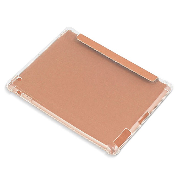 Husa Magnetica cu spate transparent, colturi intarite pentru iPad 2, 3, 4 9.7 Inch - Rose Gold [5]