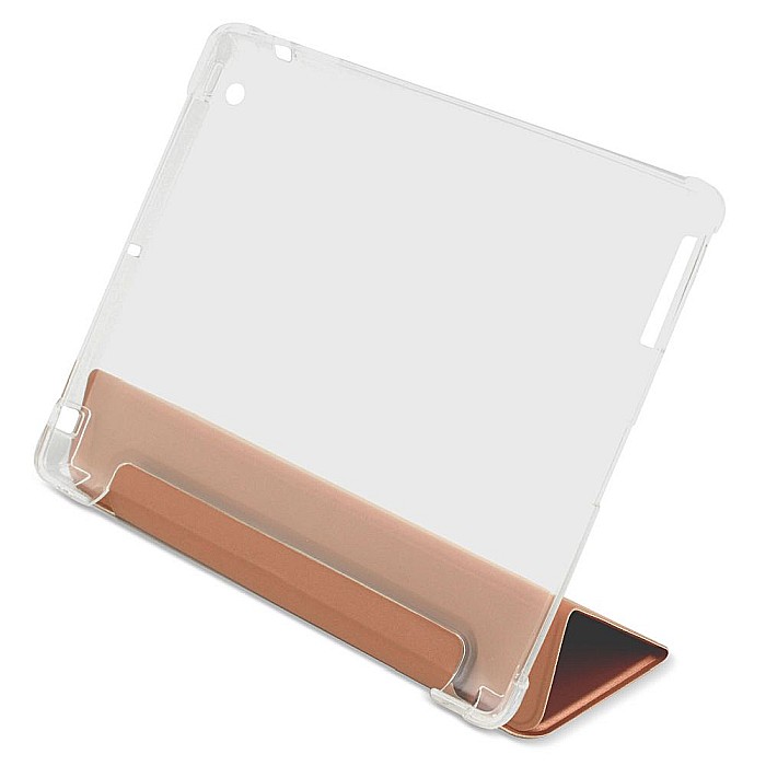 Husa Magnetica cu spate transparent, colturi intarite pentru iPad 2, 3, 4 9.7 Inch - Rose Gold [7]