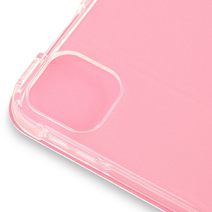 Husa Magnetica cu spate transparent, colturi intarite pentru iPad Pro 11 Inch 2018, 2020 - Roz [8]