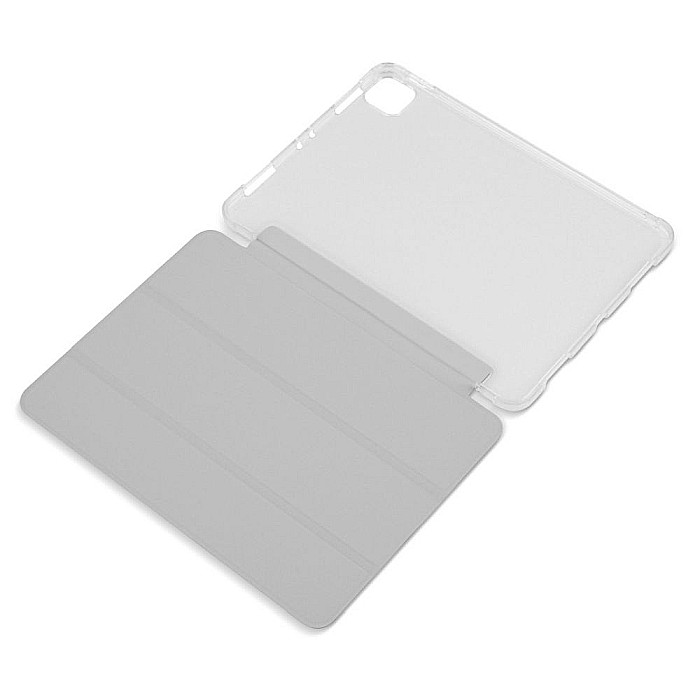 Husa Magnetica cu spate transparent, colturi intarite pentru iPad Pro 11 Inch 2018, 2020 - Gri deschis [6]
