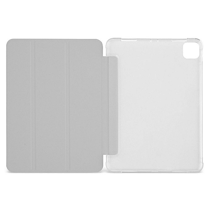 Husa Magnetica cu spate transparent, colturi intarite pentru iPad Pro 11 Inch 2018, 2020 - Gri deschis [3]