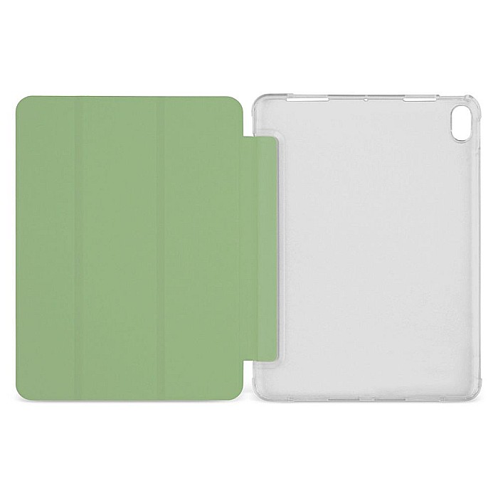 Husa Magnetica cu spate transparent, colturi intarite pentru iPad Air 4 10.9 Inch - Matcha Green [3]
