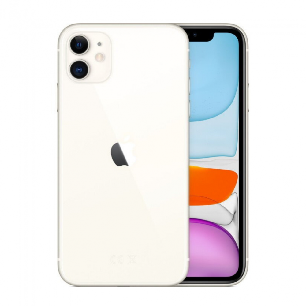 iPhone 11 – 64GB, White, Grad B | Baterie 100% | Garanție 12 luni [1]