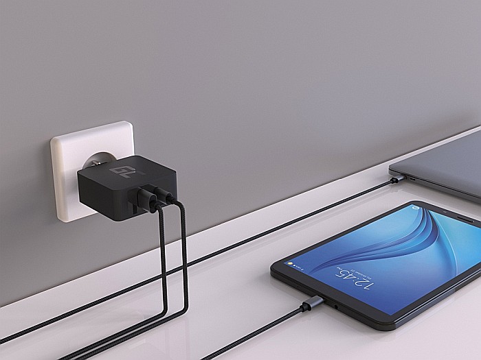 Incarcator retea 230V + cablu USB Type-C 45W PD, USB, USB Type-C, Fast Charging [3]