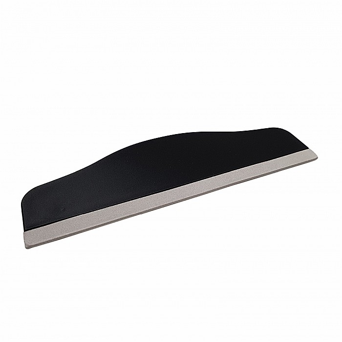 Spatula din plastic si material textil pentru aplicat folii de protectie, 17.6 cm, negru [2]