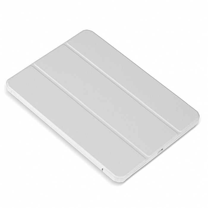 Husa Magnetica cu spate acrilic, colturi intarite si suport Stylus pentru iPad Air 4 10.9 - Gri [8]