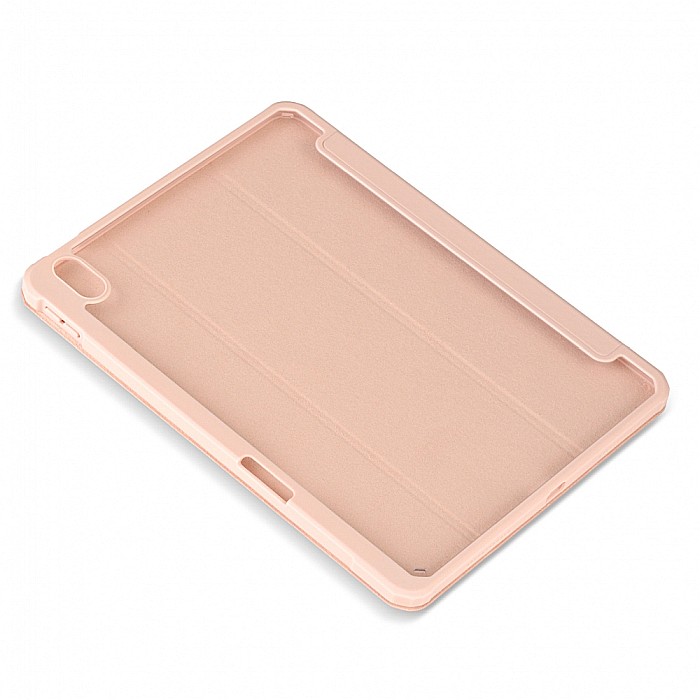 Husa Magnetica cu spate acrilic, colturi intarite si suport Stylus pentru iPad Air 4 10.9 - Roz [7]