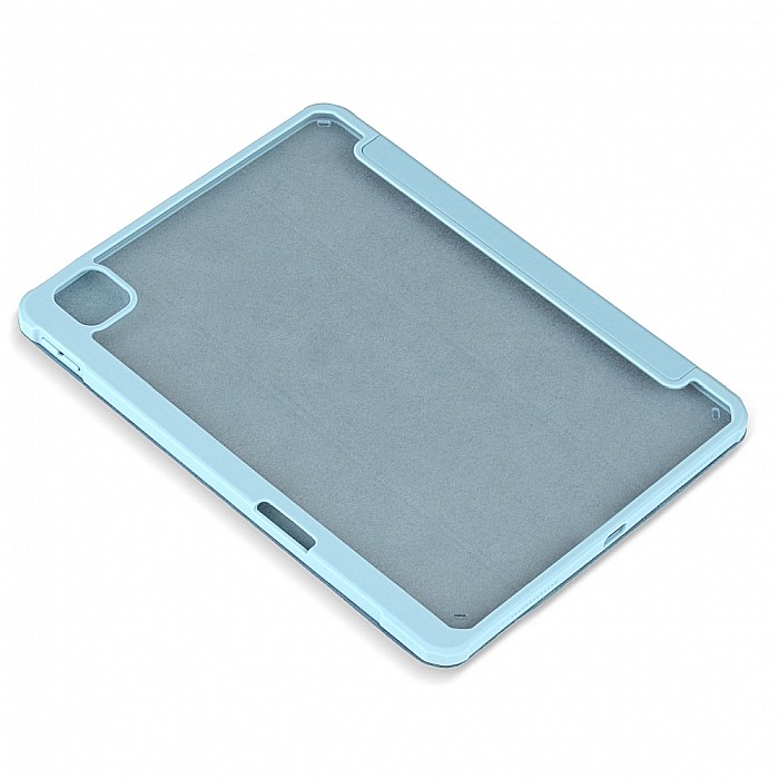 Husa Magnetica cu spate acrilic, colturi intarite si suport Stylus pentru iPad Pro 11 2020 - Haze Blue [7]