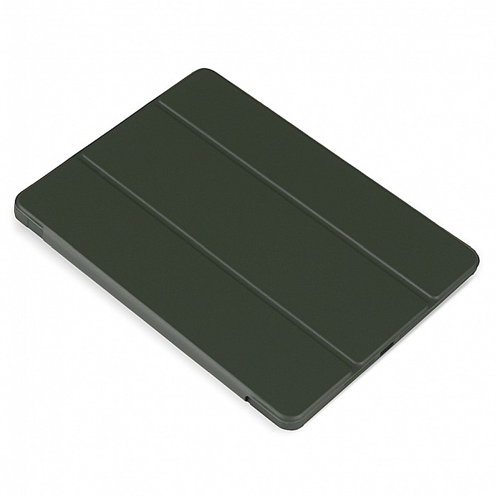 Husa Magnetica cu spate acrilic, colturi intarite si suport Stylus pentru iPad Pro 11 2020 - Army Green [8]