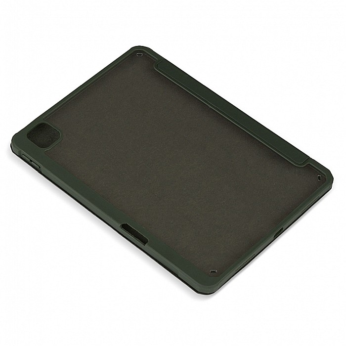 Husa Magnetica cu spate acrilic, colturi intarite si suport Stylus pentru iPad Pro 11 2020 - Army Green [7]