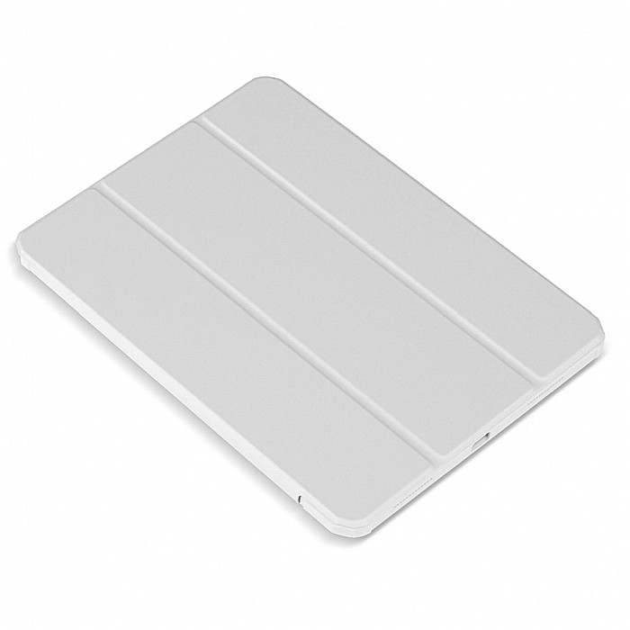 Husa Magnetica cu spate acrilic, colturi intarite si suport Stylus pentru iPad Pro 11 2020 - Gri [8]