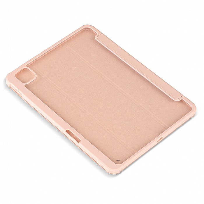 Husa Magnetica cu spate acrilic, colturi intarite si suport Stylus pentru iPad Pro 11 2020 - Roz [7]
