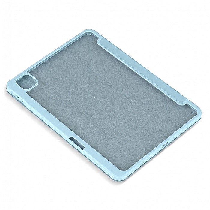 Husa Magnetica cu spate acrilic, colturi intarite si suport Stylus pentru iPad M1 Pro 11 2021 - Haze Blue [7]