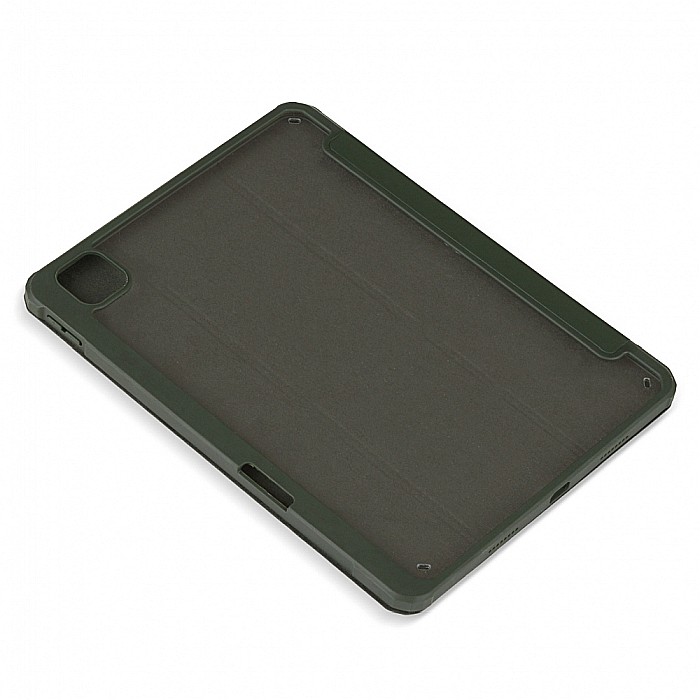 Husa Magnetica cu spate acrilic, colturi intarite si suport Stylus pentru iPad M1 Pro 11 2021 - Army Green [7]
