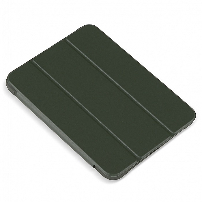 Husa Magnetica cu spate acrilic, colturi intarite si suport Stylus pentru iPad Mini 6 - Army Green [8]