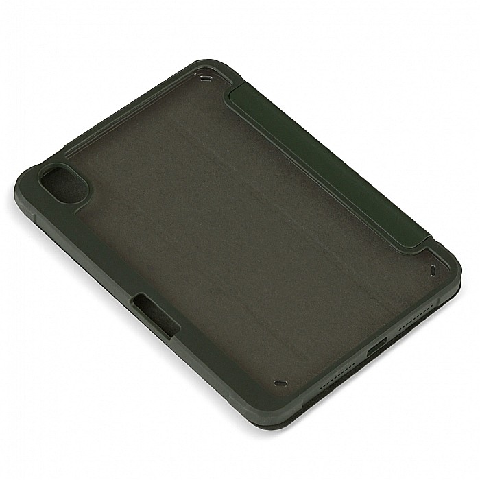 Husa Magnetica cu spate acrilic, colturi intarite si suport Stylus pentru iPad Mini 6 - Army Green [7]