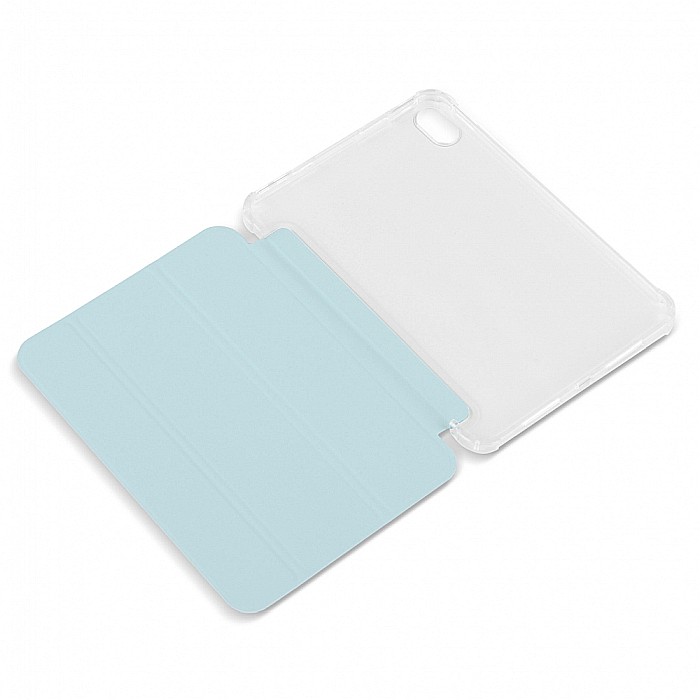 Husa Magnetica cu spate transparent, colturi intarite pentru iPad Mini 6 - Ice Blue [6]