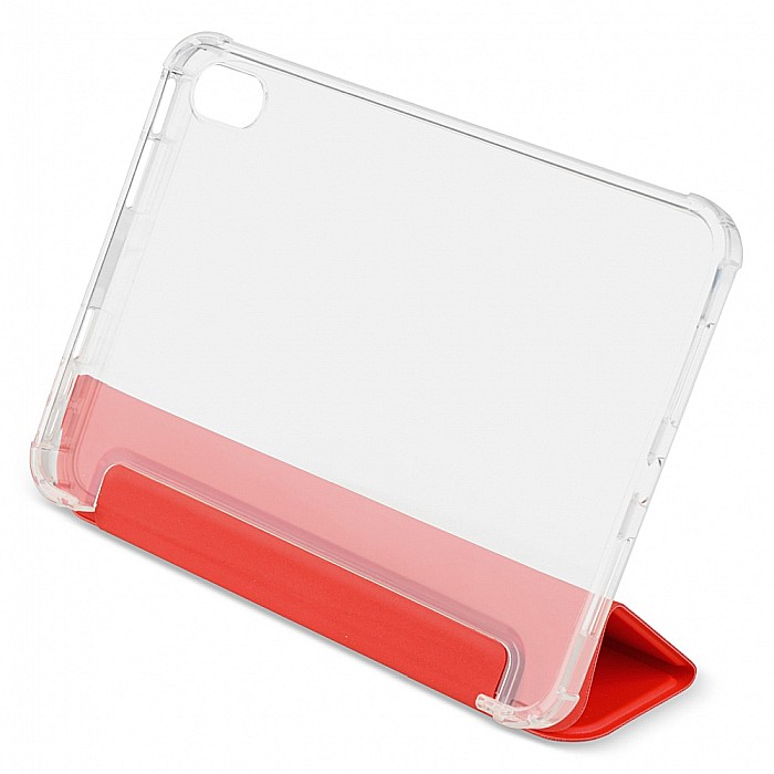Husa Magnetica cu spate transparent, colturi intarite pentru iPad Mini 6 - Rosu [5]