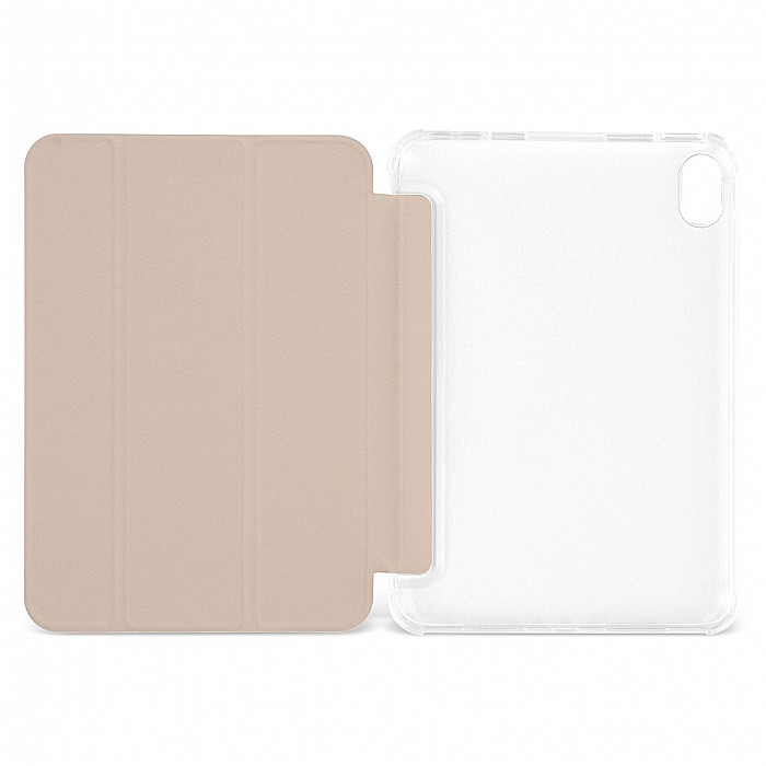 Husa Magnetica cu spate transparent, colturi intarite pentru iPad Mini 6 - Auriu [9]