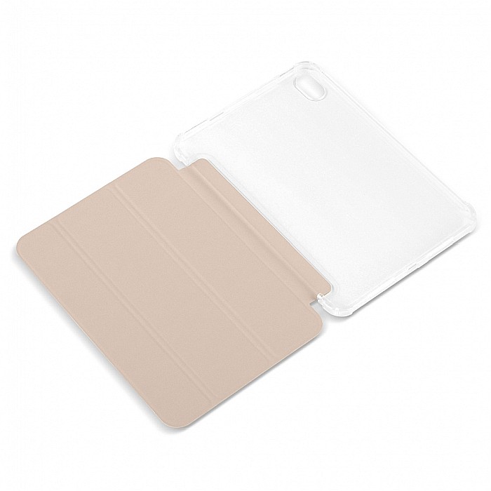 Husa Magnetica cu spate transparent, colturi intarite pentru iPad Mini 6 - Auriu [6]