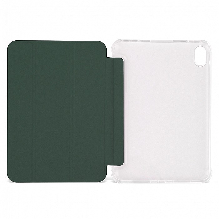Husa Magnetica cu spate transparent, colturi intarite pentru iPad Mini 6 - Dark Green [9]