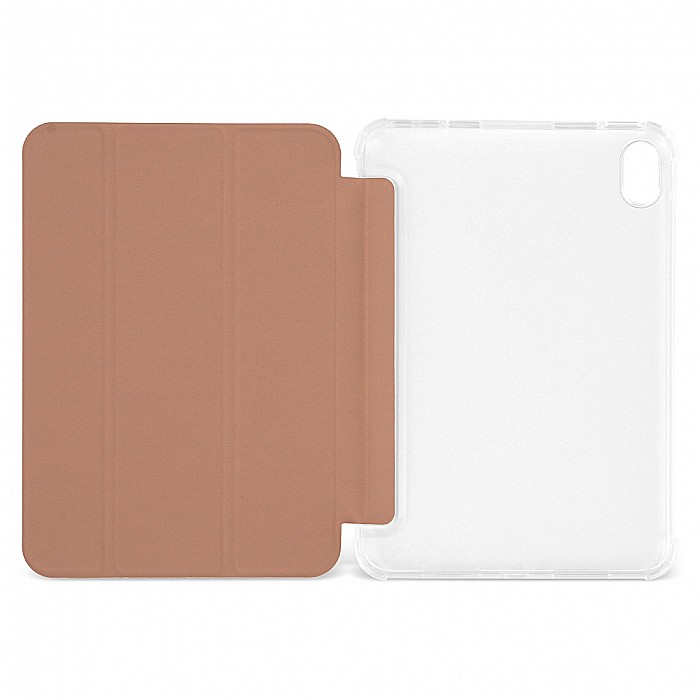 Husa Magnetica cu spate transparent, colturi intarite pentru iPad Mini 6 - Rose Gold [9]