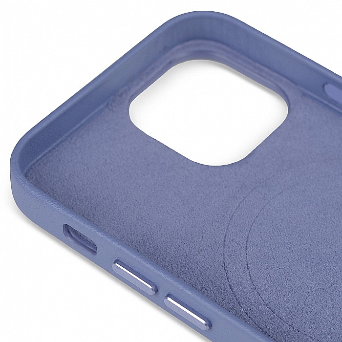 Husa de protectie tip Magsafe din piele compatibil cu iPhone 13 Mini - Lavender [6]