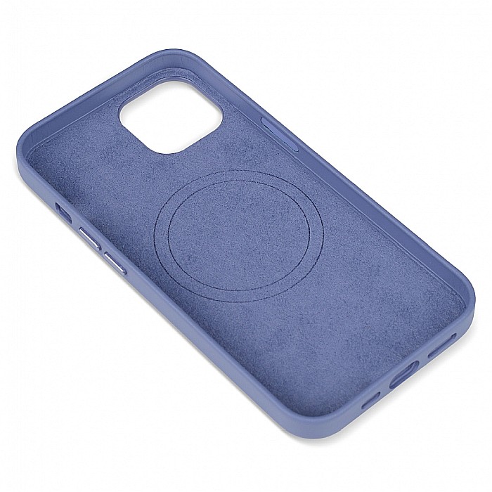 Husa de protectie tip Magsafe din piele compatibil cu iPhone 13 - Lavender [5]