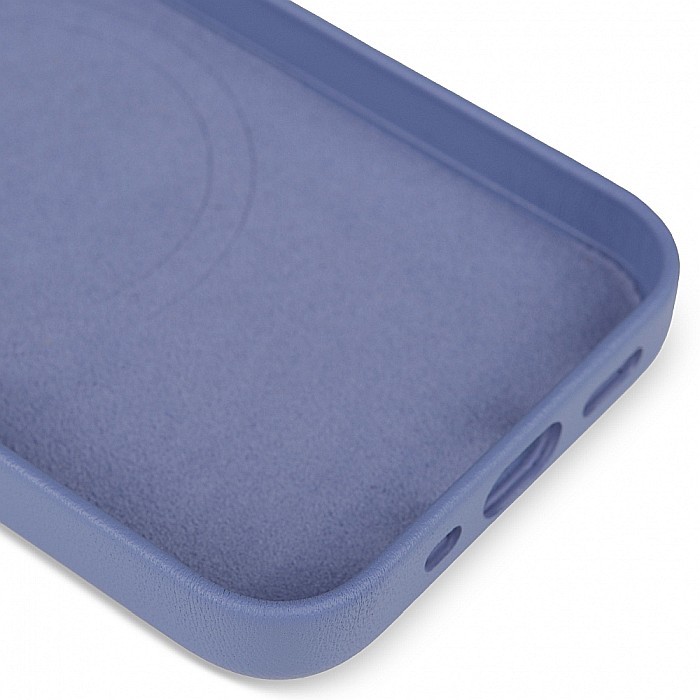 Husa de protectie tip Magsafe din piele compatibil cu iPhone 13 - Lavender [8]