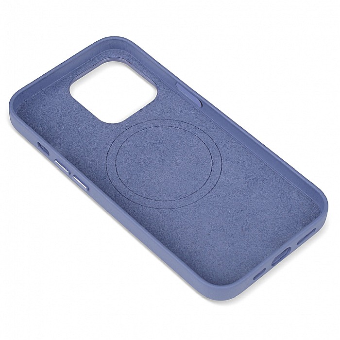 Husa de protectie tip Magsafe din piele compatibil cu iPhone 13 Pro - Lavender [5]