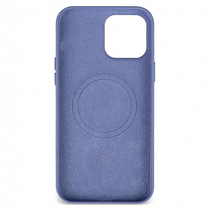 Husa de protectie tip Magsafe din piele compatibil cu iPhone 13 Pro Max - Lavender [3]