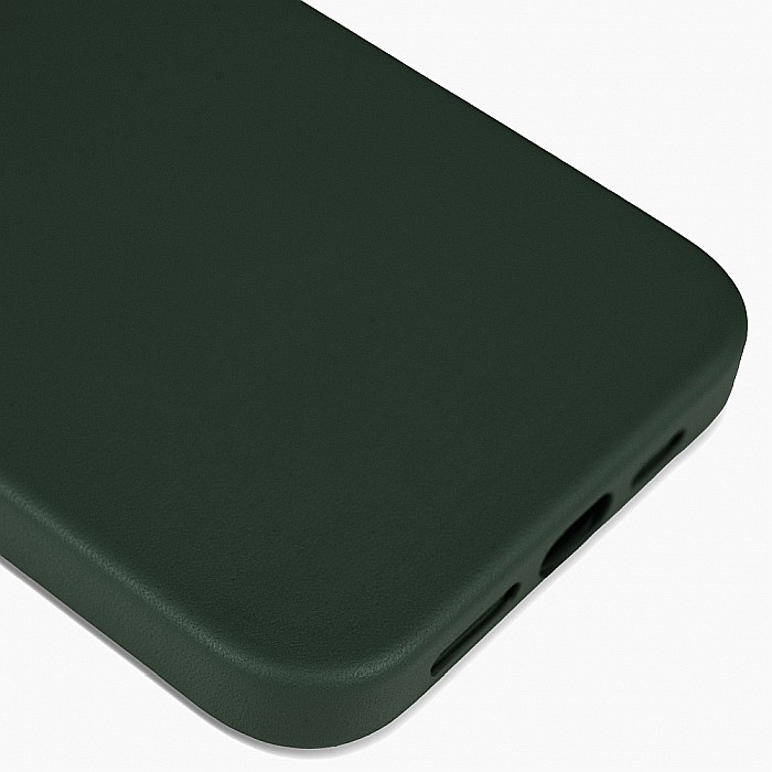 Husa de protectie tip Magsafe din piele compatibil cu iPhone 13 Pro Max - Dark Green [7]