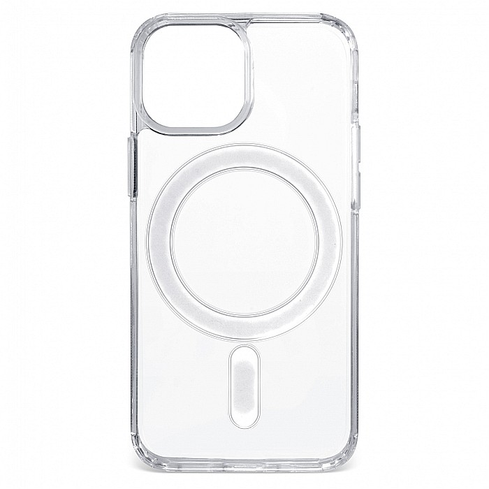 Husa de protectie, Clear Case tip Magsafe compatibil cu iPhone 13 Mini (Transparenta) [2]